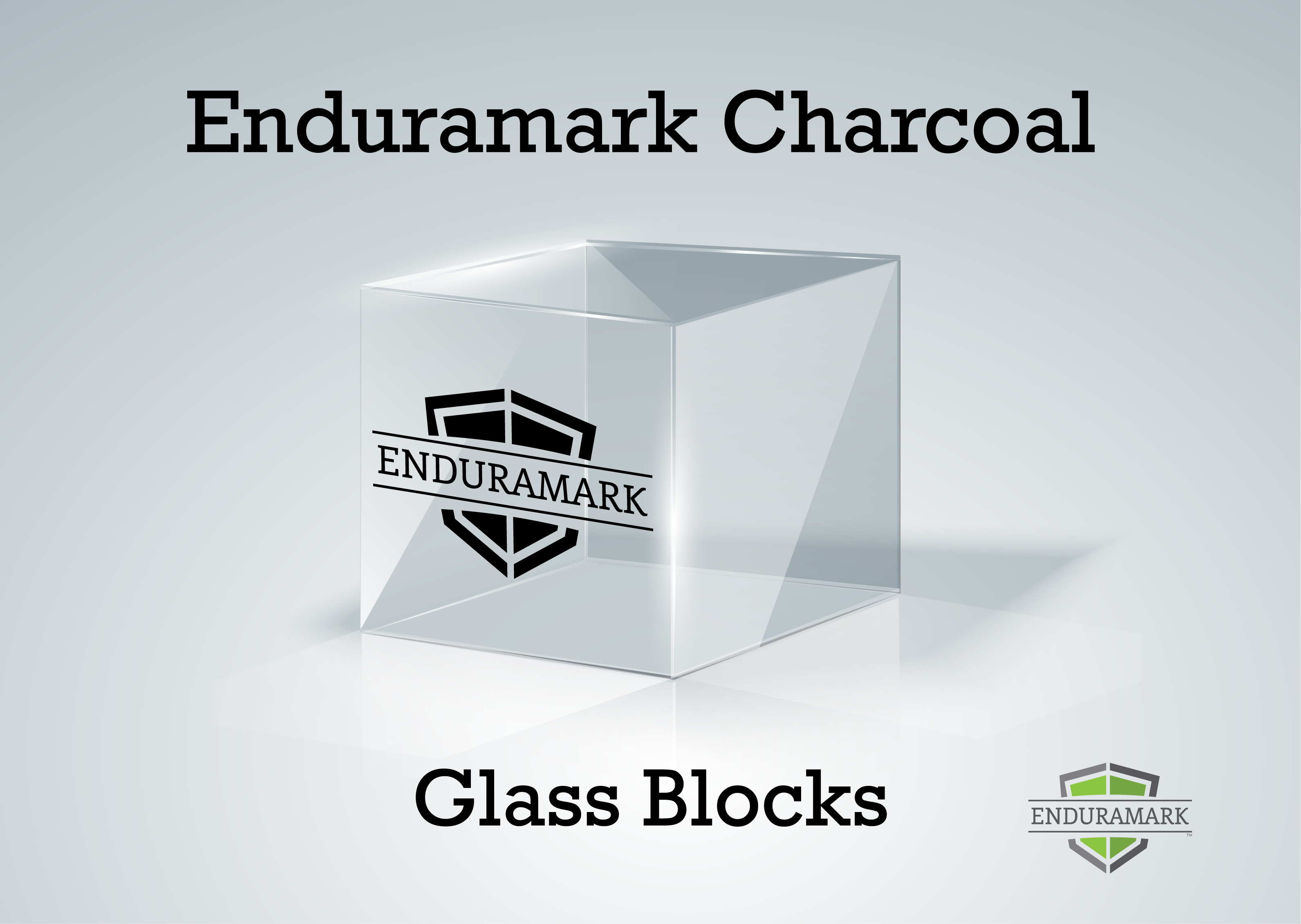Marking Glass Blocks with Enduramark Charcoal