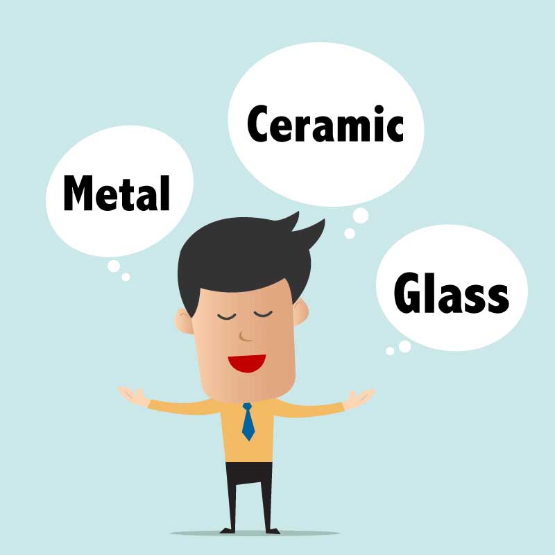 Metal, Glass, Ceramics, Oh My! What You Should Know About Working with Each Material