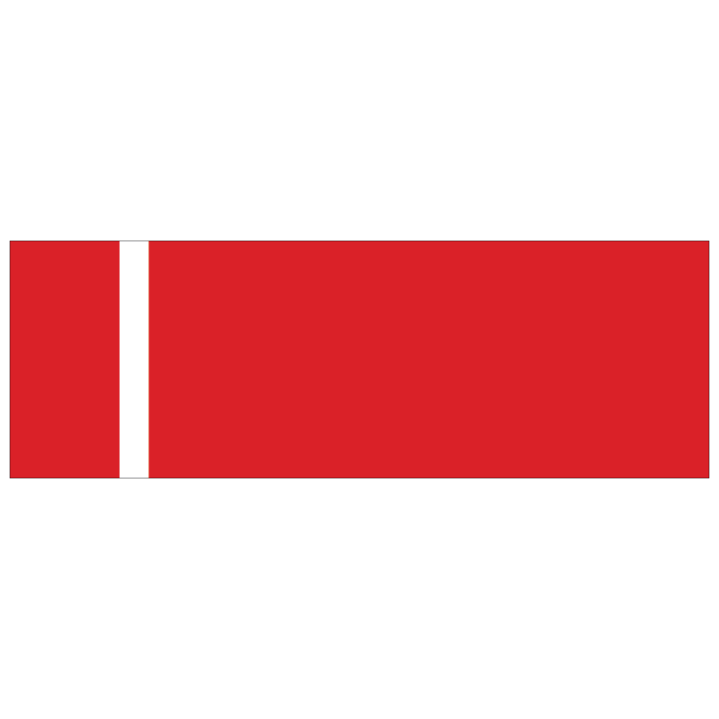 Engravable Plastic - 3130 Red/White - 24x12