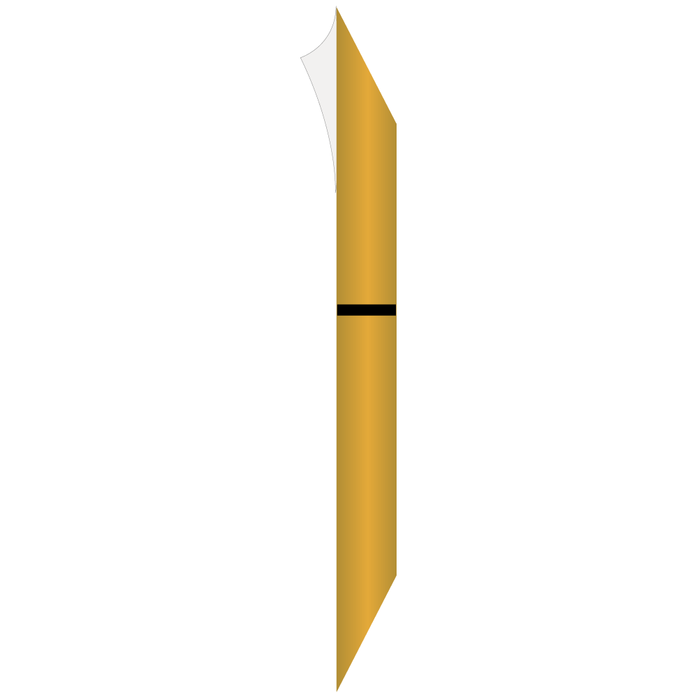 Engravable Plastic - 3165 Gold/Black - 24x12 Adhesive