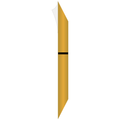 Engravable Plastic - 3165 Gold/Black - 24x12 Adhesive