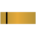 Engravable Plastic - 3165 Gold/Black - 24x12