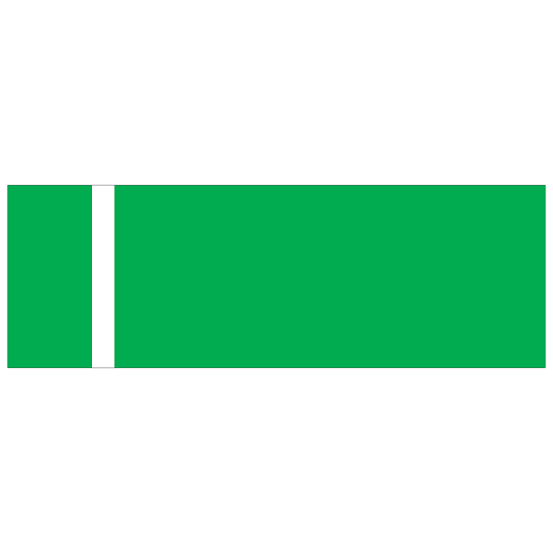 Engravable Plastic - 3181 Light Green/White - 24x12