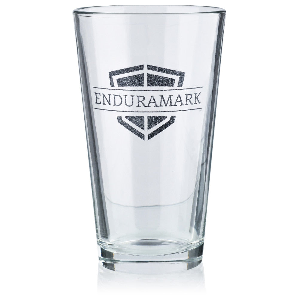 Charcoal Pint Glass Sample